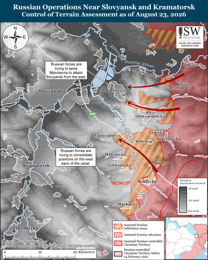 Рашиcти намагаються повністю захопити Донбас, карта: ISW
