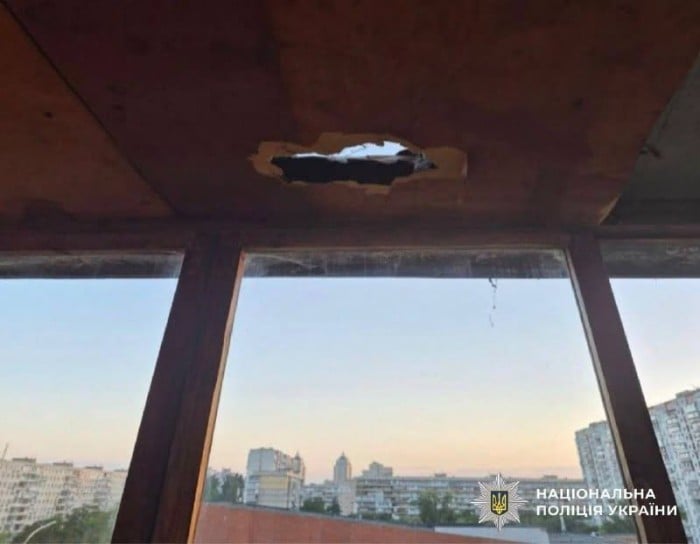 Наслідки російської атаки 27 серпня у Києві, фото: Нацполіція