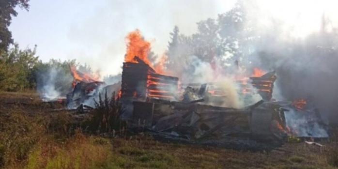 Наслідки удару російського дрона на Чернігівщині, фото: orthodox.com.ua