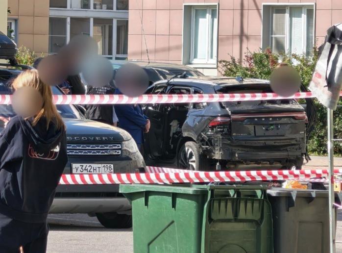 Автомобиль с офицером Минобороны РФ взорвали в Санкт-Петербурге. Фото:
