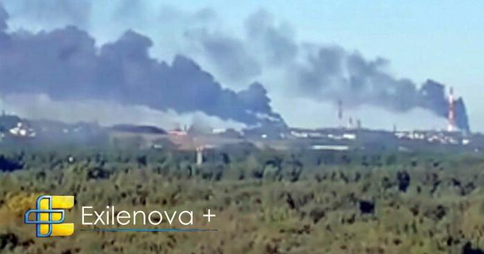 Украинские военные нанесли удар по российскому НПЗ Славнефть-ЯНОС. Фото: 