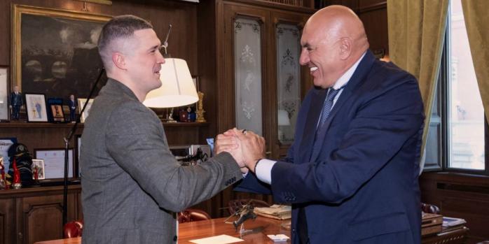 Михайло Федоров та Гвідо Крозетто, фото: t.me/zedigital