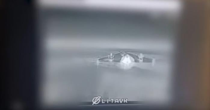 Украинский перехватчик сбил &laquo;Шахед&raquo; с FPV-дронами на крыльях. Фото: 