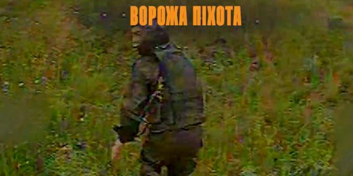 Уничтожение российских захватчиков, скриншот видео