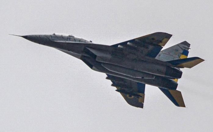Армія Польщі ледь не збила український винищувач МіГ-29. Фото: 
