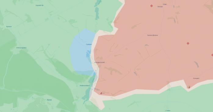 ЗСУ звільнили село на Донеччині та відкинули ворога поблизу ще одного. Карта: DeepState