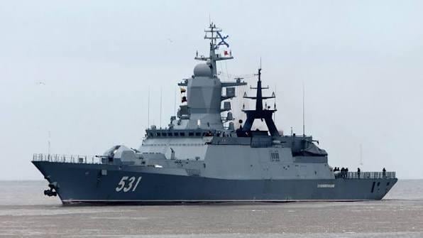 В России наградили капитана корабля, стрелявшего в сторону датского военного вертолета. Фото: 