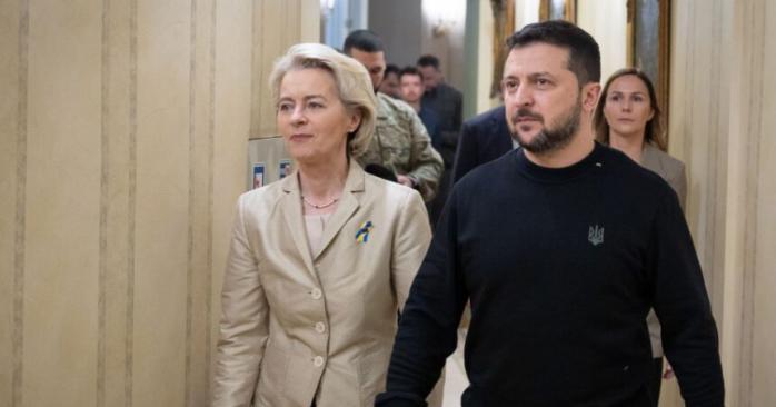 У Владимира Зеленского был напряженный разговор с Урсулой фон дер Ляен из-за финансовых запросов Украины. Фото: