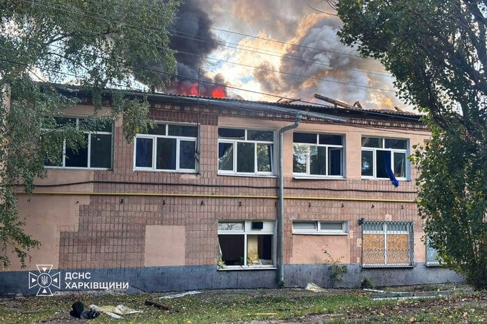 Наслідки російського удару по Чугуєву, фото: ДСНС