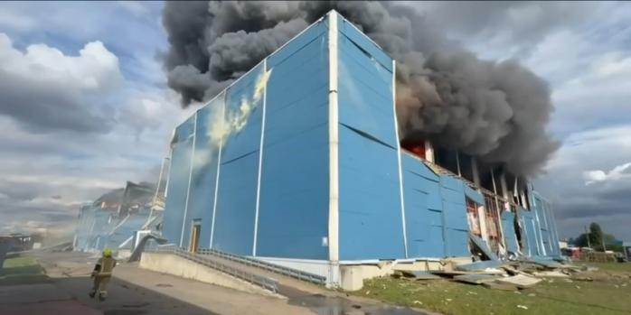 Последствия российских атак в Киевской области, скриншот видео