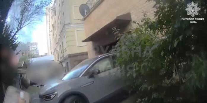 Під час російської атаки на Київ, скріншот відео
