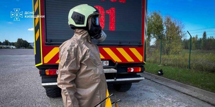 Викид аміаку зафіксовано на Київщині, фото: ДСНС Київщини