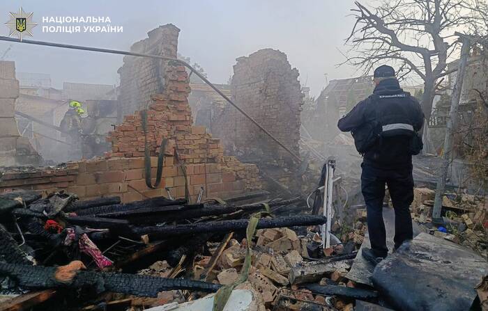 Наслідки російських обстрілів Києва 30 вересня, фото: Нацполіція