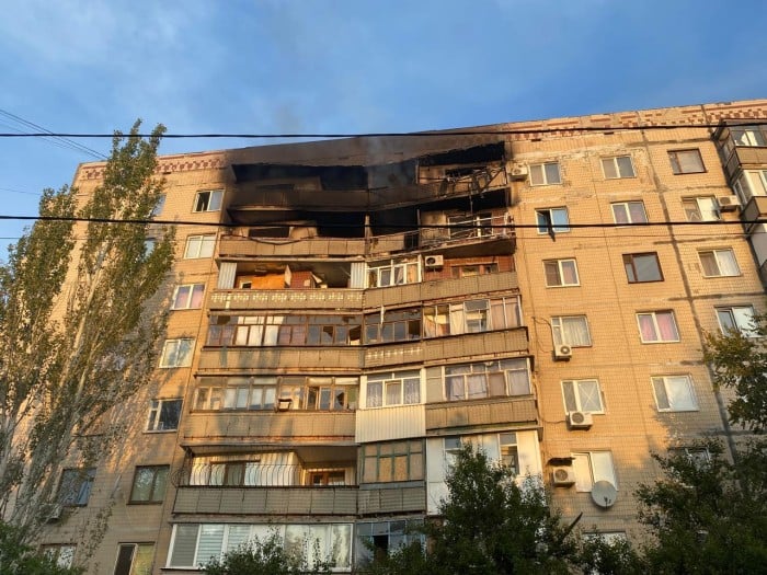 Наслідки російських ударів у Краматорську 5 жовтня, фото: Донецька обласна прокуратура