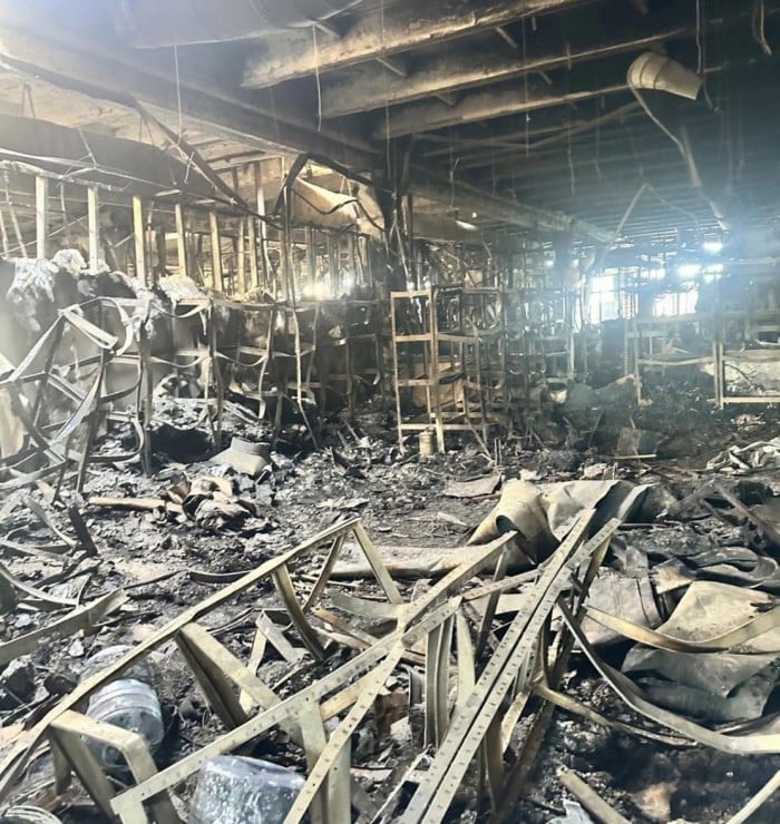 Наслідки російського удару по дата-центру «Омега Телеком» у Києві, фото: «Омега Телеком»