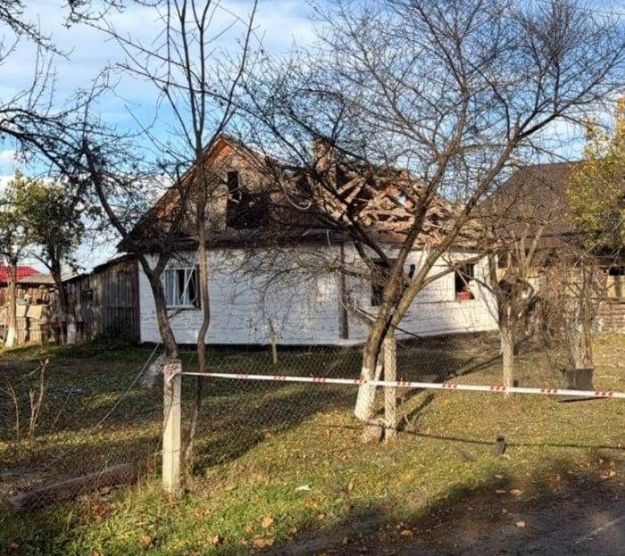 Наслідки російської атаки на Рівненщині, фото: Рівненська ОВА