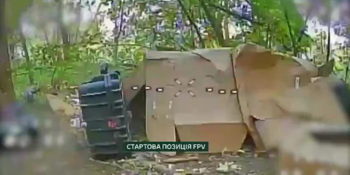 Знищення ворожої техніки на Сумщині, скріншот відео