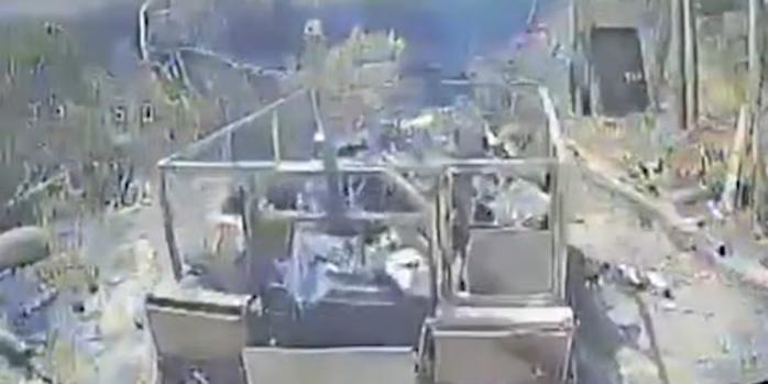 Уничтожение российских захватчиков, скриншот видео
