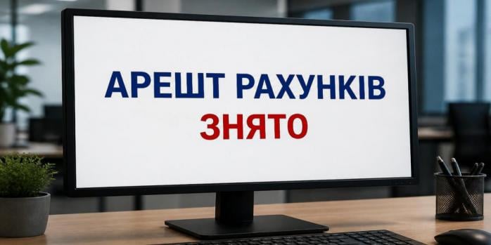 В Україні вперше автоматично знято арешт із рахунків, фото: ChatGPT