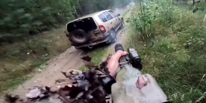 Знищення російських загарбників на території ворога, скріншот відео