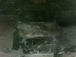 В Киеве горел автомобиль главы Союза офицеров Украины
