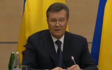 Янукович дает пресс-конференцию в Ростове-на-Дону (ВИДЕО)