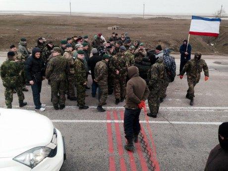 В Евпатории «самооборона» захватила детский санаторий и зенитно-ракетный полк
