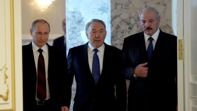 Путин, Назарбаев и Лукашенко подписали договор о Евразийском союзе