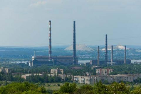 Славянская ТЭС серьезно повреждена в результате боевых действий