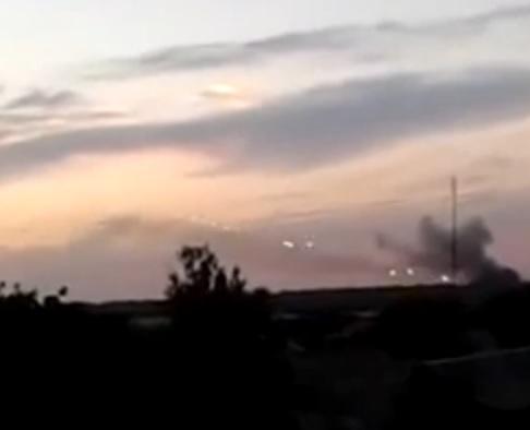 В интернете появились видео обстрела «Градом» территории Украины со стороны России (ВИДЕО)