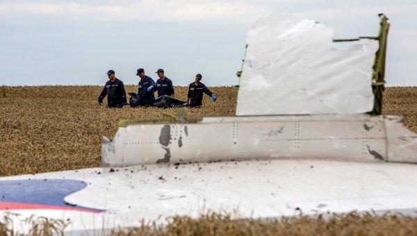 Поезд с телами погибших в катастрофе Boeing-777 отправился в Харьков