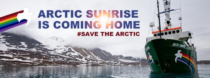 После почти года ареста Россия отпустила судно Arctic Sunrise
