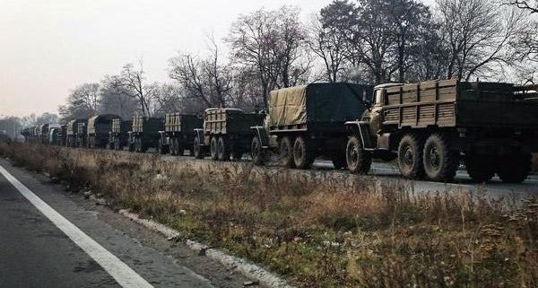ОБСЕ подтвердила перемещения колонн военной техники в районе Донецка и Макеевки