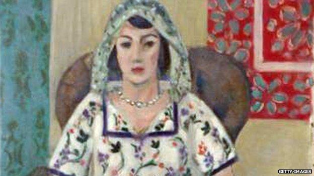 Картина Анри Матисса «Сидящая женщина» (Femme Assise) из коллекции Гурлитта