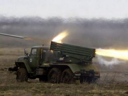 В Донецкой области террористы ударили по силам АТО из «Градов»