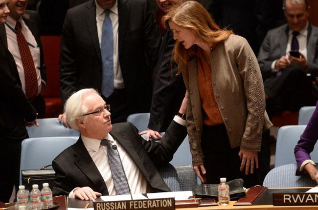 Пауэр сказала, что сидеть за одним столом с делегацией России в ООН — это вызов