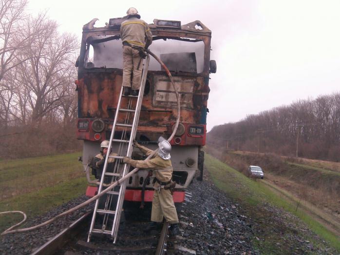 Пассажирский поезд загорелся на пути из Одессы в Киев