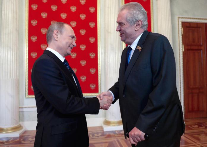 Земан в Москве уверял Путина в скорой отмене санкций