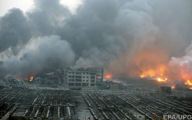 Взрывы в Китае унесли уже 104 жизни