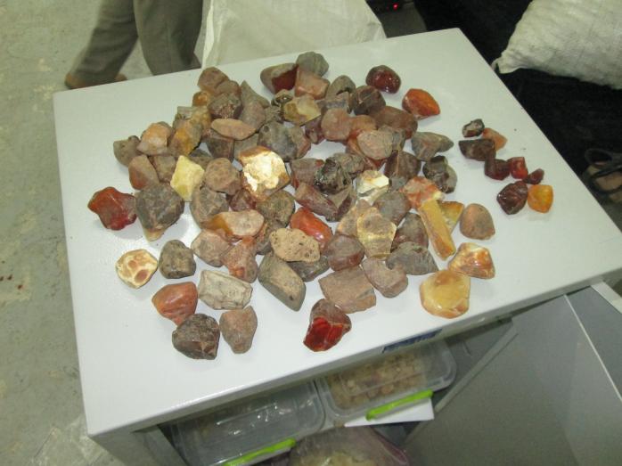 В Киевской области выявлен подпольный цех по обработке янтаря (ВИДЕО)