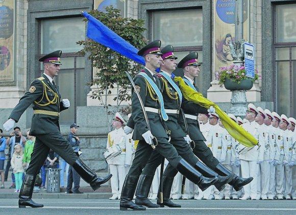 В Киеве проходит репетиция парада ко Дню Независимости