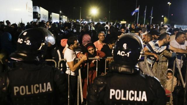 В Хорватии за сутки зафиксировали прибытие рекордного числа мигрантов
