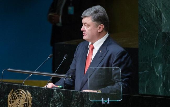 Порошенко осудил «антитеррористический» призыв Путина