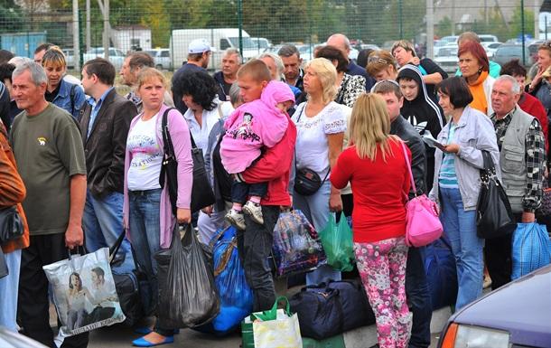 В Украине насчитали почти 1 млн переселенцев