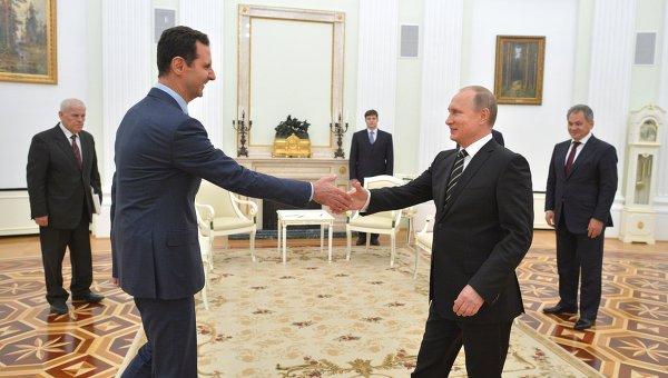 В Москве Путин провел переговоры с Асадом