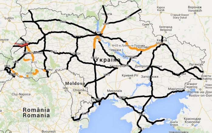 Ремонт доріг в Україні тепер можна відстежувати на онлайн-карті