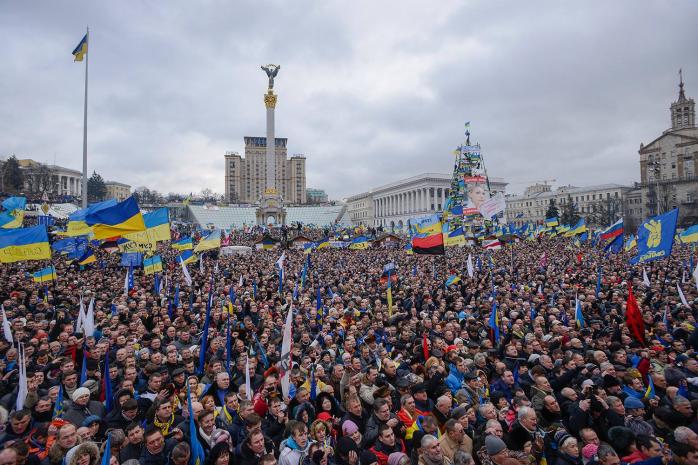 На Майдані активісти відзначають другу річницю Революції (ТРАНСЛЯЦІЯ)