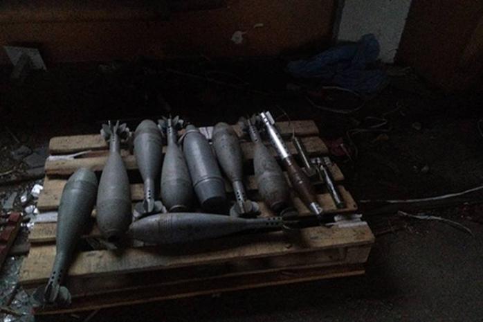 На Луганській ТЕС виявлені дві схованки з боєприпасами
