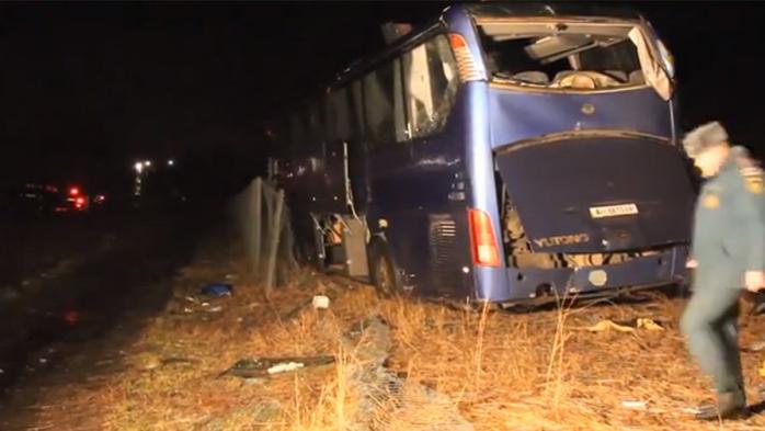 Число украинцев, погибших в аварии автобуса Москва-Донецк, выросло до двух