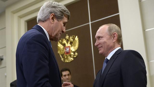 Госсекретарь США обсудит с Путиным ситуацию в Украине и Сирии